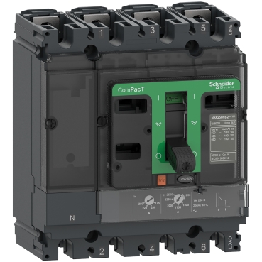 Schneider Electric - NSX100N 50kA 4P/3D 100A TMD COMPACT ŞALTER - C10N6TM100