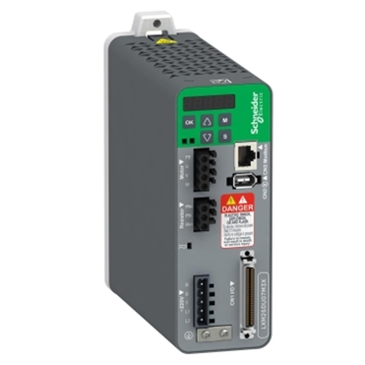 Schneider Electric  - Servo drive - Lexium 26 - Hareketli Servo Sürücü - 200-230 V - 400 W - LXM26DU04M3X 
