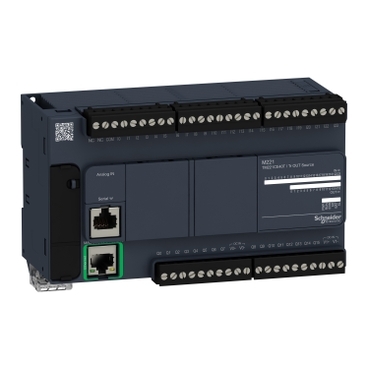 Schneider Electric - CONTROLLER PLC M221 - 40IO TR.PNP ETHERNET - TM221CE40T